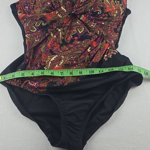 Miraclesuit NWT Women's Kashmir Enchant Underwire Bra One-Piece Swimsuit Size 10 - Picture 9 of 12